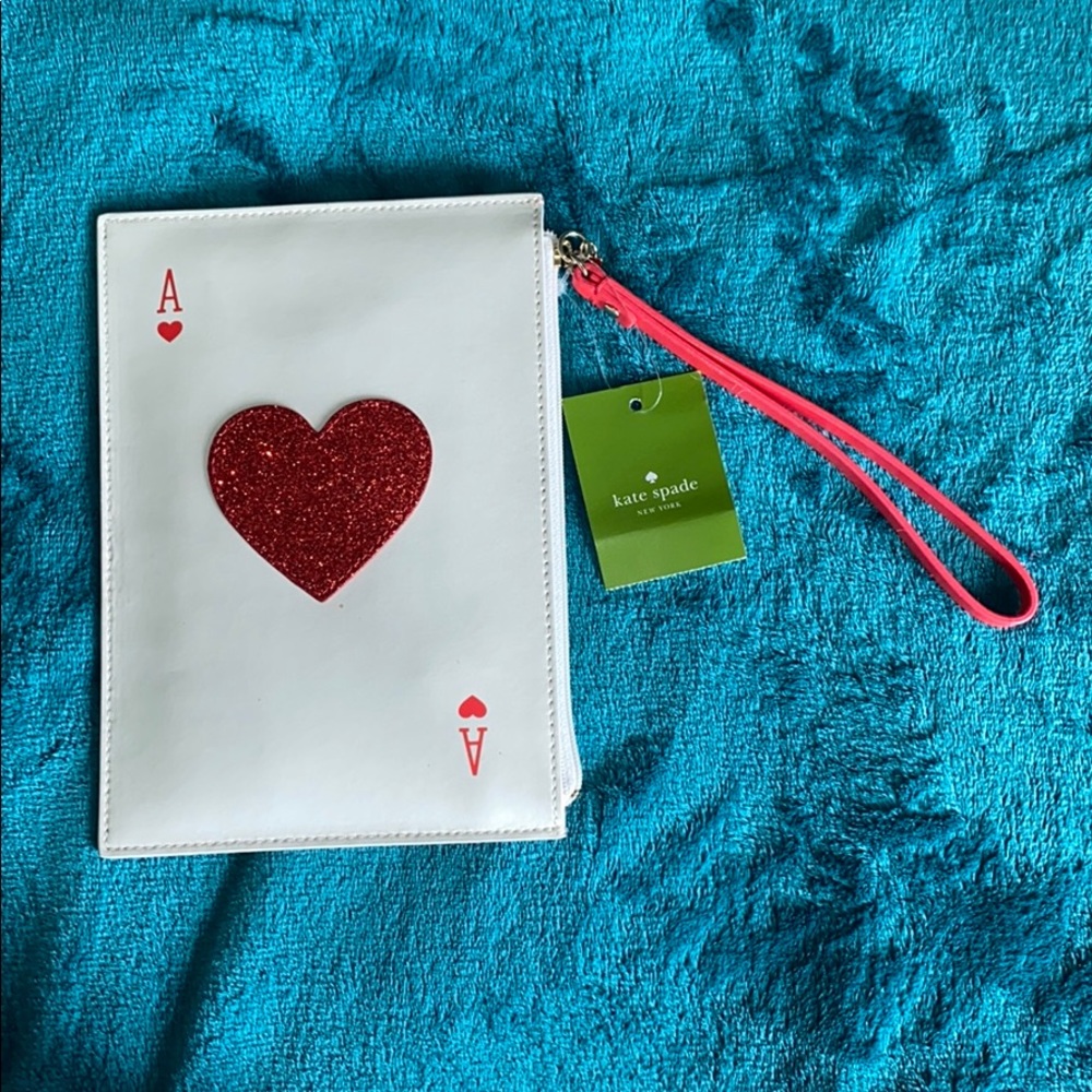 Kate Spade Ace of Hearts Wristlet